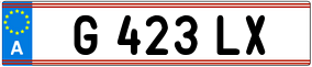Truck License Plate